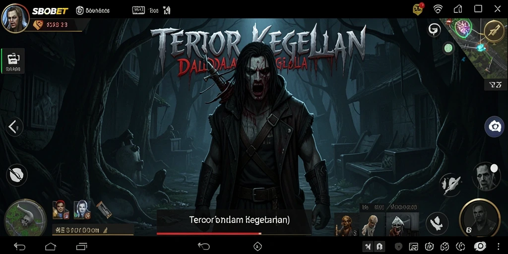 Screenshot menampilkan gameplay penuh kengerian di SBOBET.