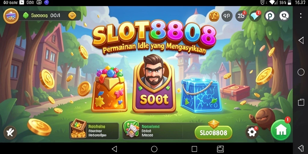 Gameplay seru dan penuh warna dalam SLOT8808.
